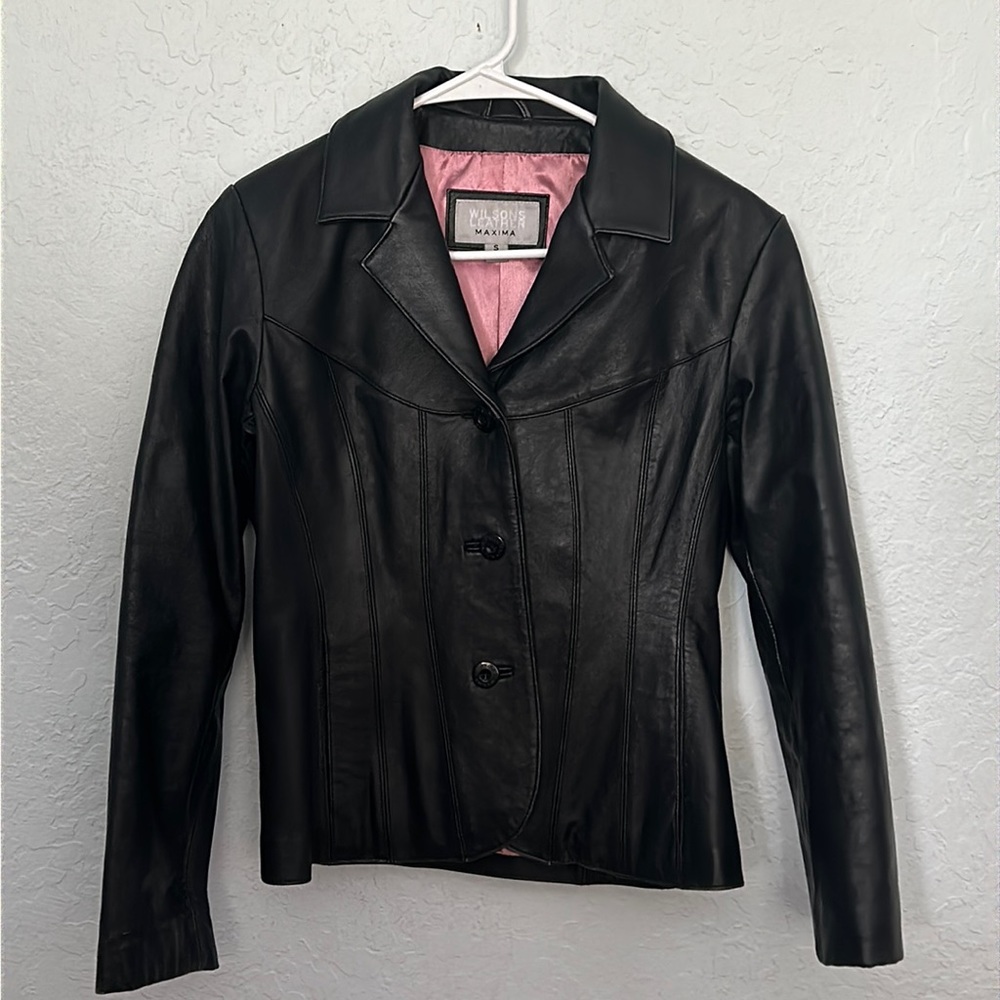 Wilsons  Black Leather Jacket